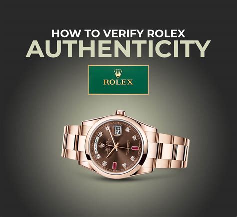 rolex watch authenticity check|does rolex authenticate watches.